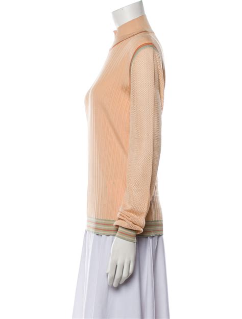 fendi ff mock neck|Fendi Silk Mock Neck Sweater .